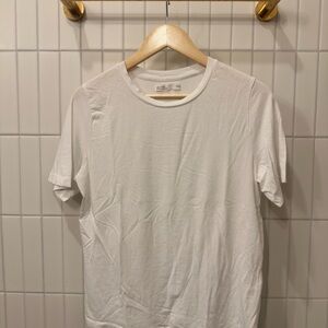 OAK + FORT Crisp White Short Sleeve Tee